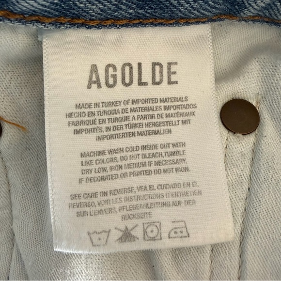 AGOLDE Pinch Waist Shorts size 27 - Picture 5 of 7